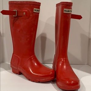 Hunter original big kids rain boot size 2